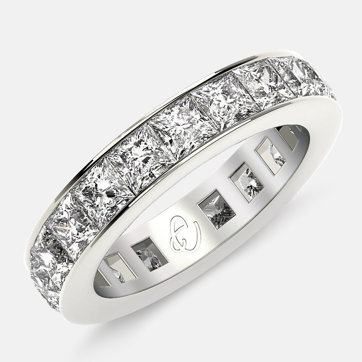 Channel Princess Set Eternity Band (CARAT Weight: 1)